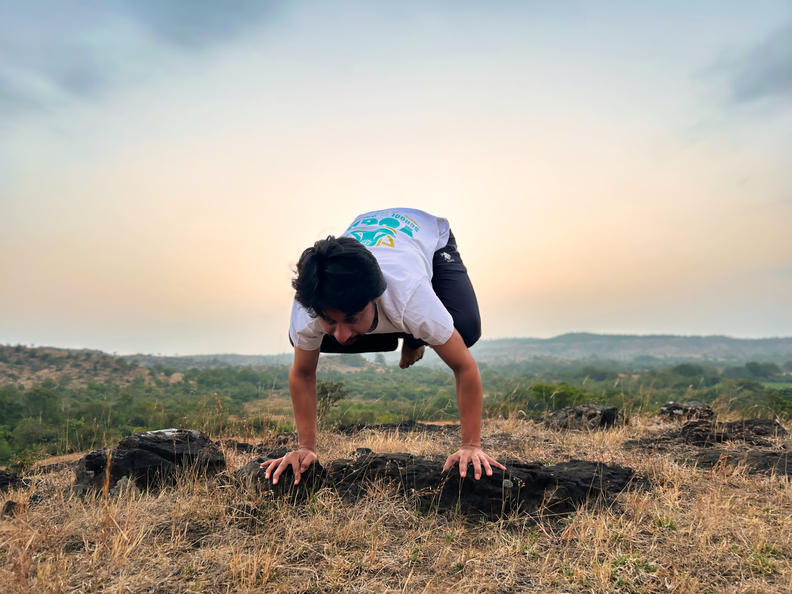Meditation in nature with Yoga School of Bharat