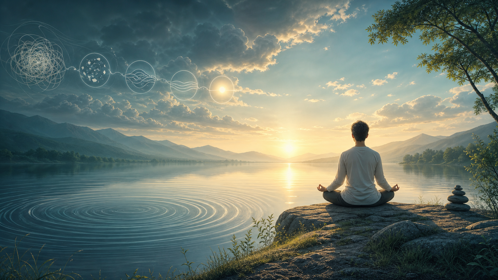 Yoga learning illustration